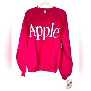 Vintage Deadstock Apple Crew Neck Sweatshirt Sz XL NWT Year 89-92 Unisex